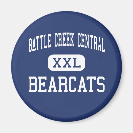バトルクリークセントラル – Bearcats - Battle Creek マグネット (正面)