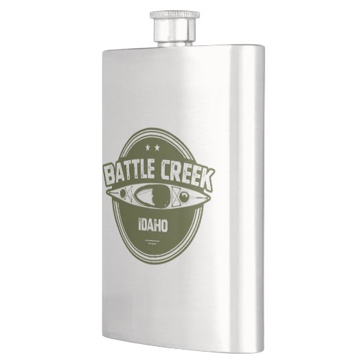 バトルクリークワイルドアンドシーニックリバーアイダホカヤック フラスク (左)