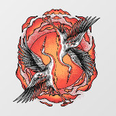 バトルク日本のレ飛んでいるンズレストランアクセント ウィンドウサイン (シート)