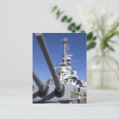 バトルシップ記念館の戦艦アラバマ ポストカード (スタンド正面)