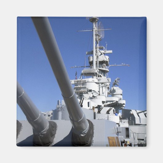 バトルシップ記念館の戦艦アラバマ マグネット (正面)