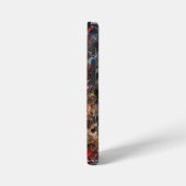 バトルスタンスの戦士 iPhoneケース (左側面)