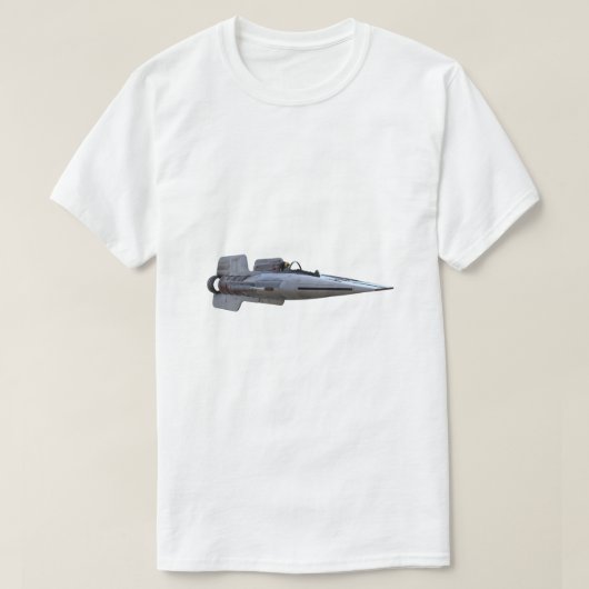 バトルスター・ギャラクティカ Viper Mark VII Tシャツ 宇宙 (デザイン正面)