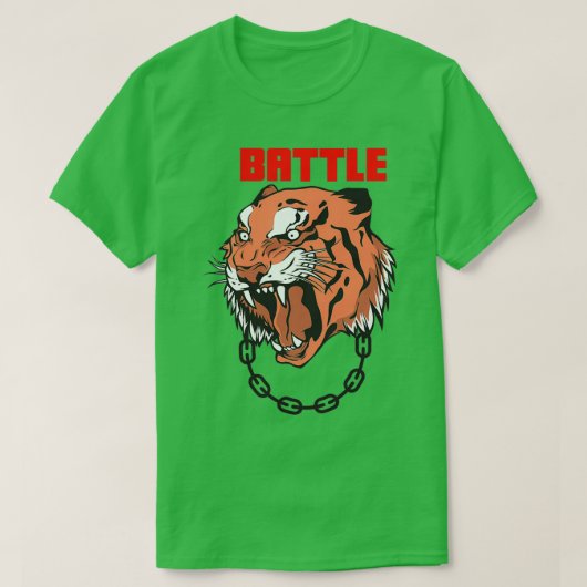 バトルタイガークラシックのTシャツ Tシャツ (デザイン正面)