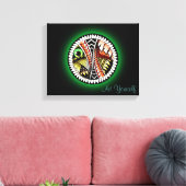 バトルタトゥースケッチ キャンバスプリント (インサイチュ (リビング))