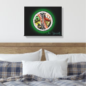 バトルタトゥースケッチ キャンバスプリント (インサイチュ (寝室))