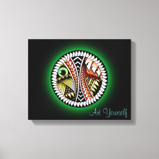 バトルタトゥースケッチ キャンバスプリント (正面)