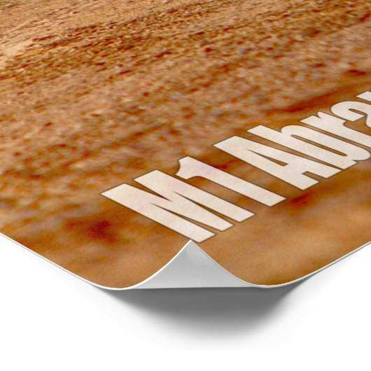 バトルタンク – M1エイブラムス ポスター (角)