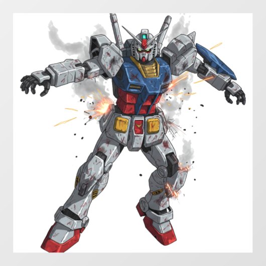 バトルダメージ・ガンダム ウィンドウサイン (シート)
