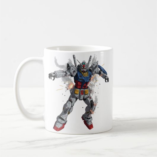 バトルダメージ・ガンダム コーヒーマグカップ (左)