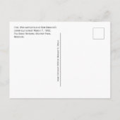 バトルフィールド、ピアリッジナショナル軍隊パーク、MO ポストカード (裏面)