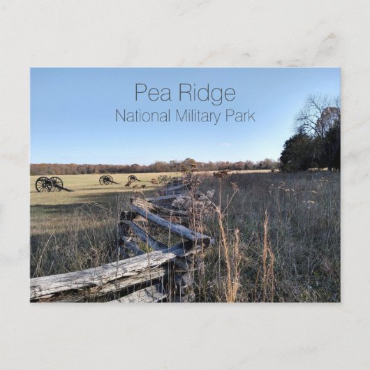 バトルフィールド、ピアリッジナショナル軍隊パーク、MO ポストカード (正面)