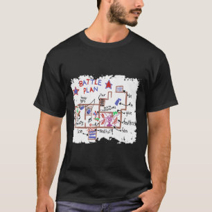 バトルプラン ホーム ハンド 夜明け ひとり Tシャツ