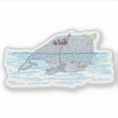 バトルホーンクジラ シール (正面)