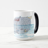 バトルホーンクジラ モーフィングマグカップ (正面右)