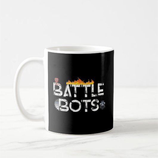 バトルボット戦ロボット コーヒーマグカップ (左)
