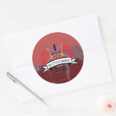 バトル生まれサタンスト – ネバダ北部のシール ラウンドシール (封筒)