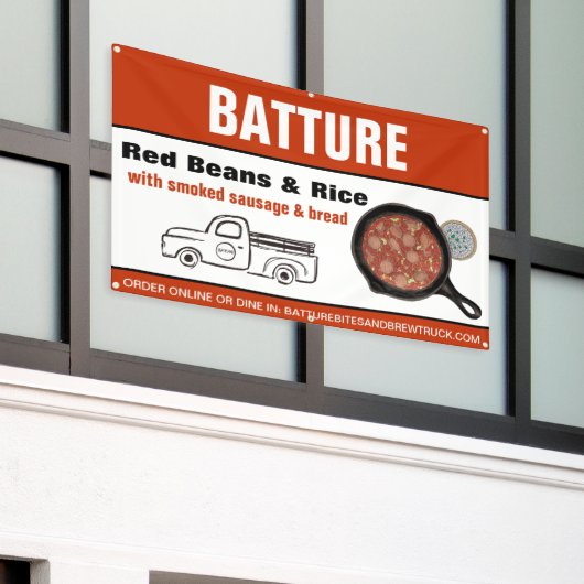 バトル 横断幕 (ビルの外側)