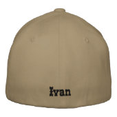 バトロコツィアサンベースボールキャップ男性の帽子の名前 刺繍入りキャップ (裏面)