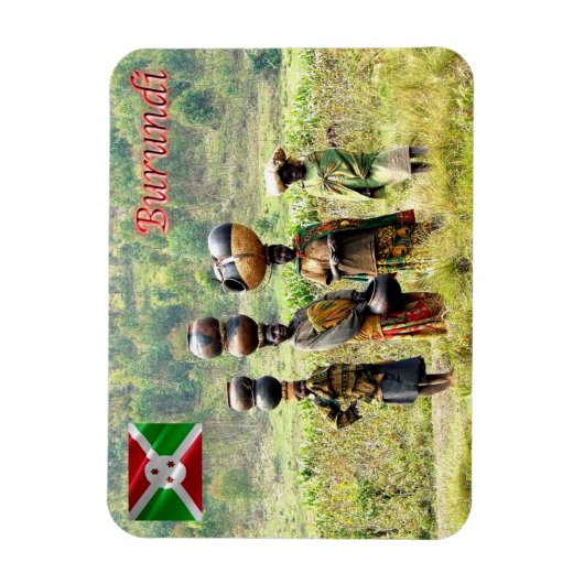 バトワ女性 –  マグネット (縦)