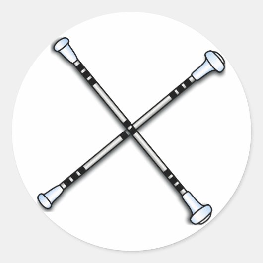 バトンか回ること ラウンドシール (正面)