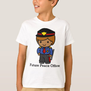 バトンの可愛い警察官 Tシャツ