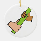 バトンの通過 セラミックオーナメント (裏面)