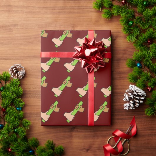 バトンの通過 ラッピングペーパー (クリスマスギフト)