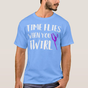 バトンを巻くとき時おもしろい間が過ぎ1 Tシャツ
