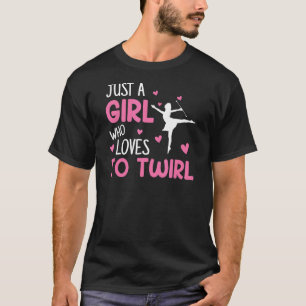バトンを絡めるのが大好きな女の子 Tシャツ