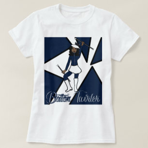 バトントワイラーTシャツ/ネイビー Tシャツ