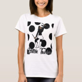 バトントワイラーTシャツ/ブラック Tシャツ (正面)