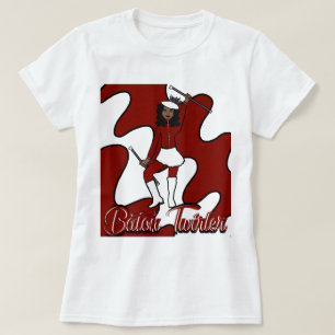 バトントワイラーTシャツ/赤 Tシャツ