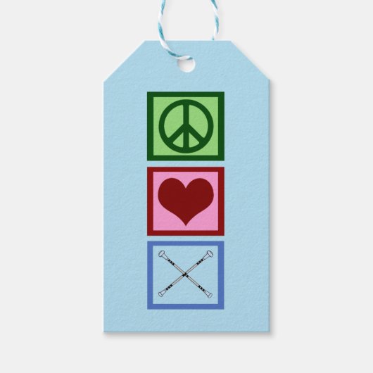 バトントワリングブルー ギフトタグ (正面)