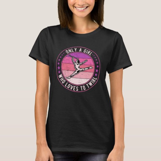 バトントワリング マジョレット 3 Tシャツ (正面)