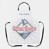 バトンルージュシティルイジアナ統一された州USA エプロン (正面)