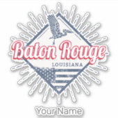 バトンルージュシティルイジアナ統一された州USA シール (正面)