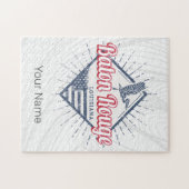 バトンルージュシティルイジアナ統一された州USA ジグソーパズル (横)