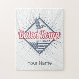 バトンルージュシティルイジアナ統一された州USA ジグソーパズル