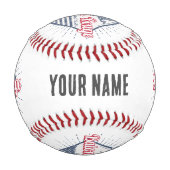 バトンルージュシティルイジアナ統一された州USA 野球ボール (正面)