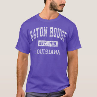 バトンルージュルイジアナラヴィンテージ設立スポーツ Tシャツ