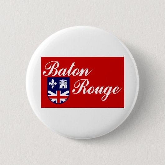 バトンルージュルイジアナ 缶バッジ (正面)