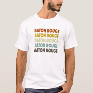バトンルージュルイジアナAmerican La Usa Town Res Tシャツ