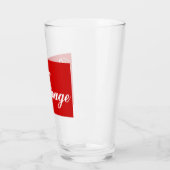 バトンルージュ国旗（ルイジアナ） タンブラーグラス (左)