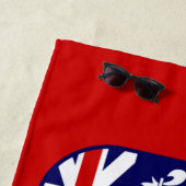 バトンルージュ国旗(ルイジアナ) ビーチタオル (インサイチュ)