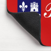 バトンルージュ国旗（ルイジアナ） マウスパッド (コーナー)