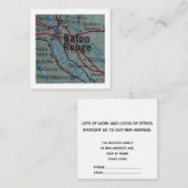 バトンルージュ引っ越しました新しいアドレスカード エンクロージャーカード (正面/裏面)