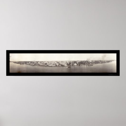 バトンルージュ水辺の写真1912 ポスター (正面)