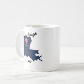 バトンルージュ コーヒーマグ コーヒーマグカップ (正面左)