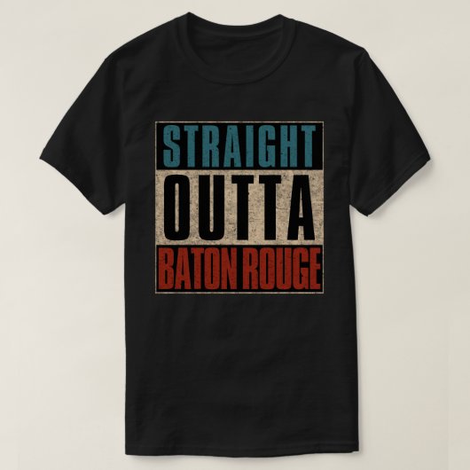 バトンルージュ ルイジアナ州出身 Tシャツ (デザイン正面)
